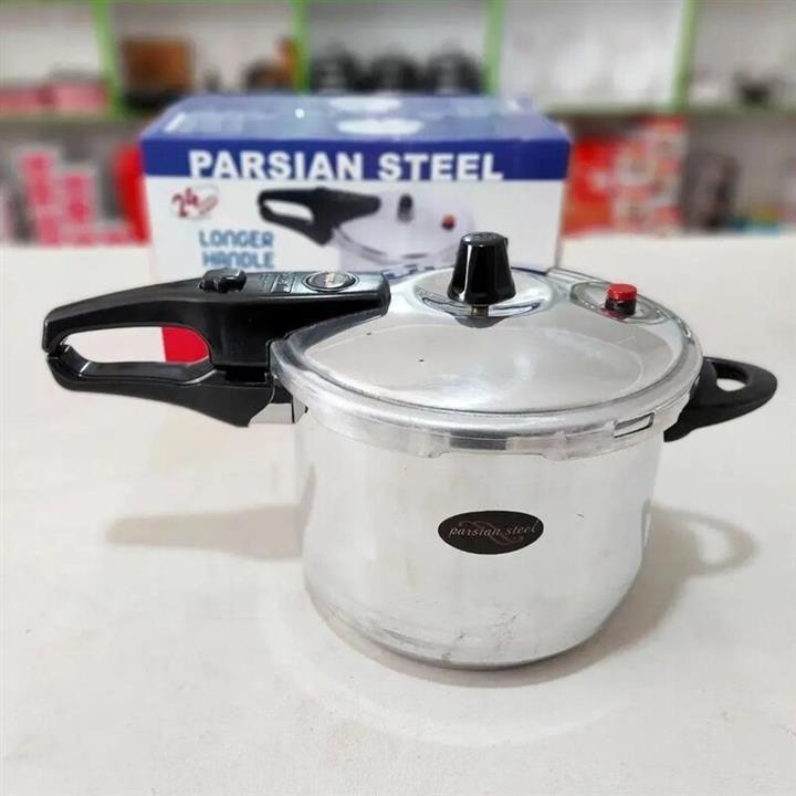 زودپز8 نفره  حجم 8 لیتر  مدل پارسیان استیل، زود پز  8نفره، زودپز  استاندارد ، زودپز، زود پز، زود پز حرفه ای، زودپز